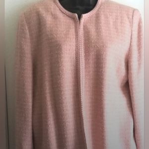 Soft Pink Embroidered Elegant Jacket